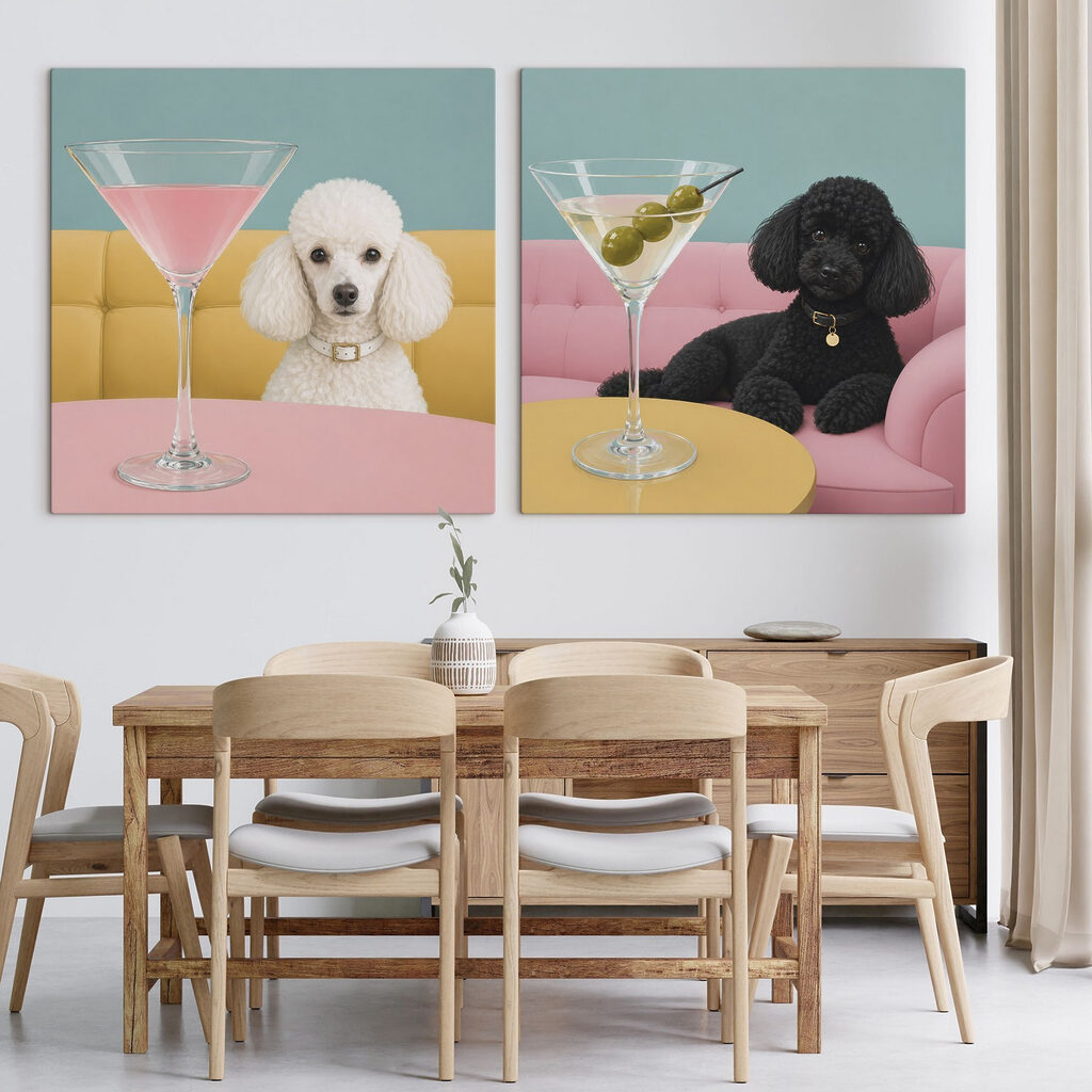 Caniches et martinis — intérieur 1