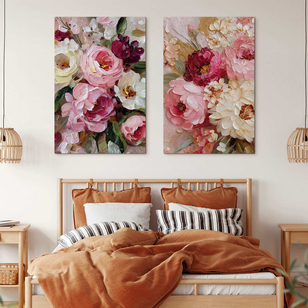 Une profusion de fleurs dans un intérieur