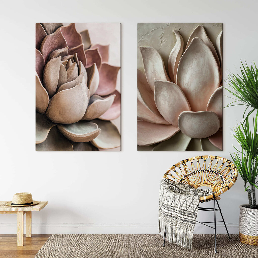 Pétales rose poudré — intérieur 1