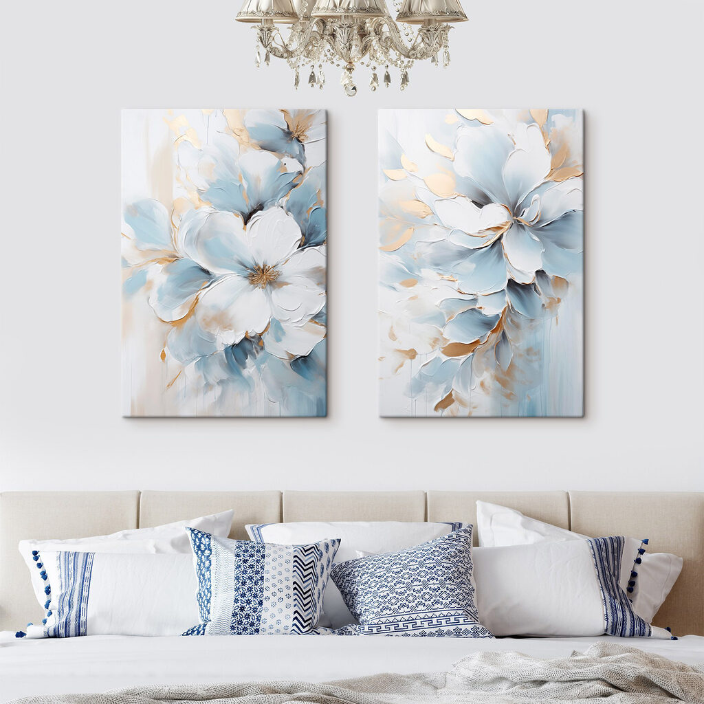 Fleurs du petit matin dans un intérieur
