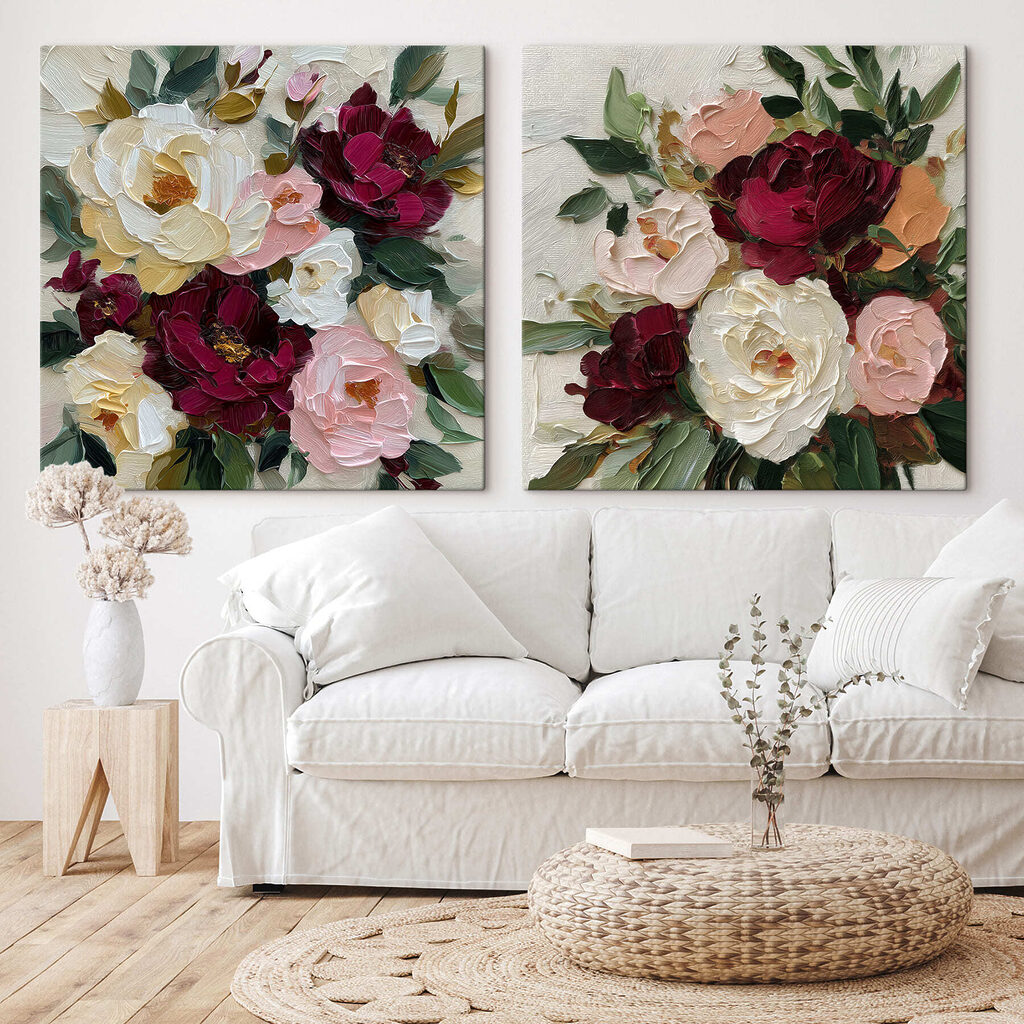 Fleurs épanouies dans un intérieur