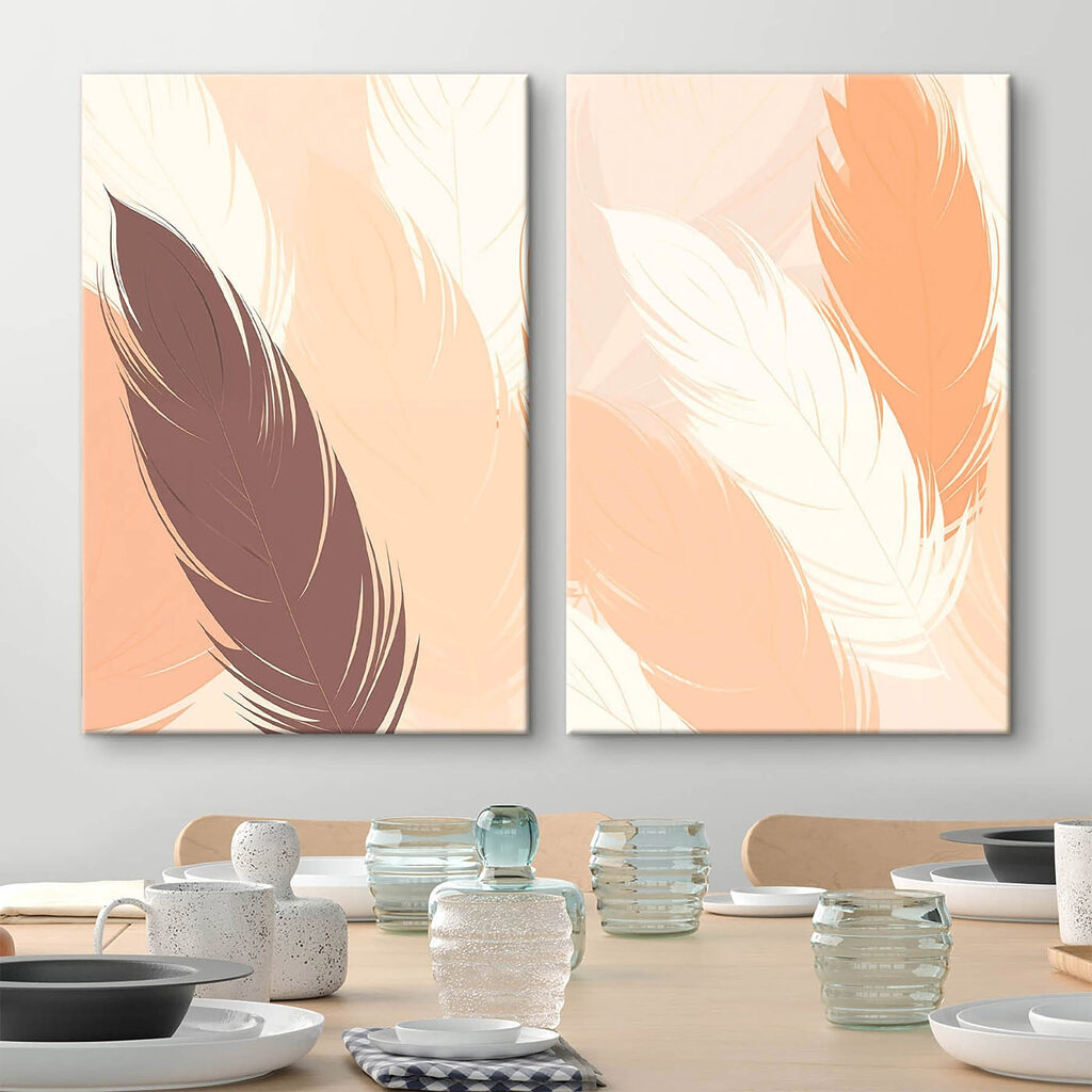 Plumes aux tons doux — intérieur 2
