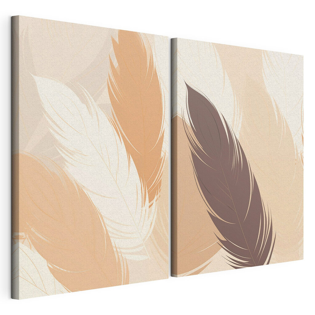 Plumes aux tons doux — vue du produit