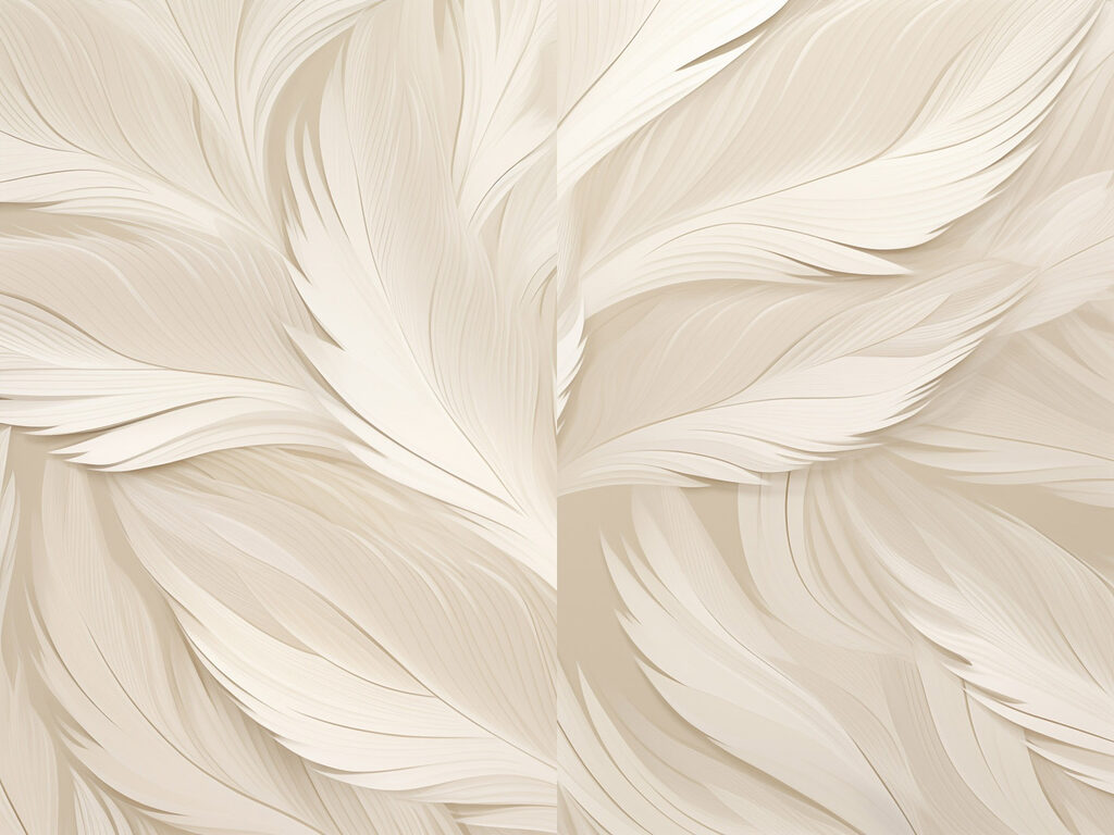 Plumage blanc — motif complet