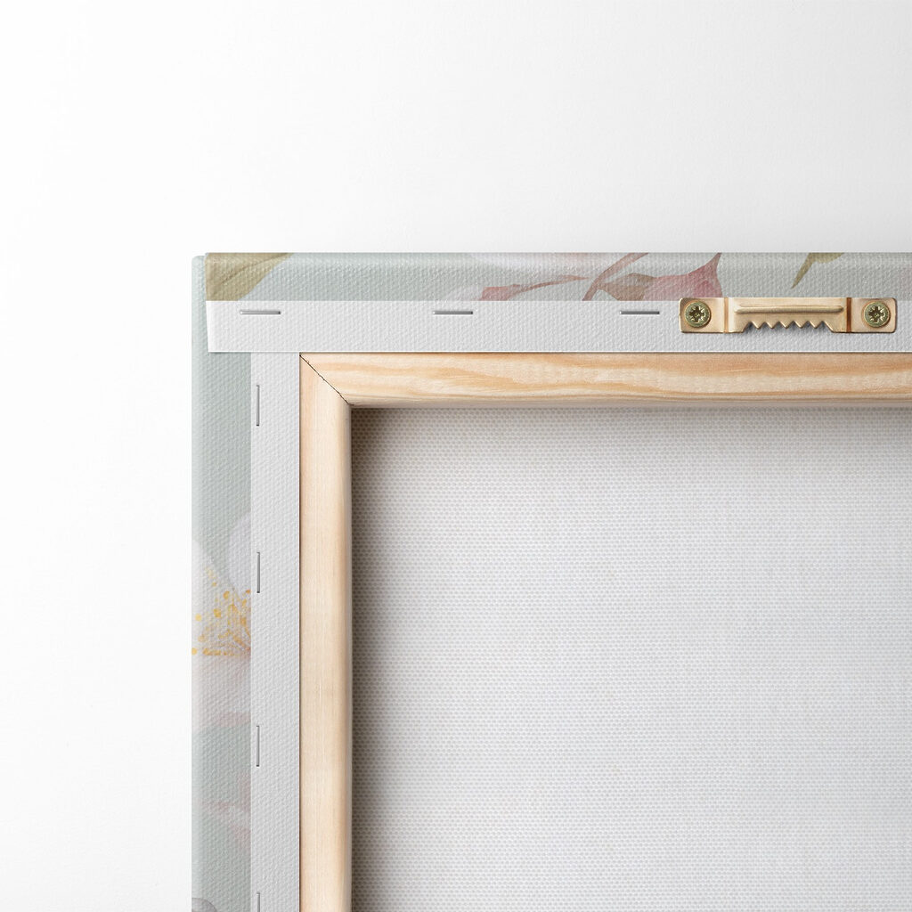 Oiseaux sur branches fleuries — dos