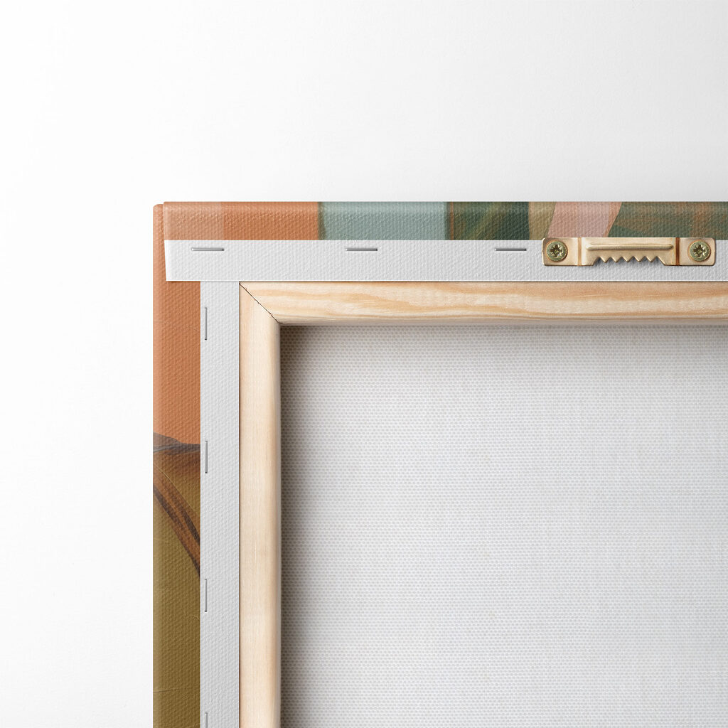 Grandes feuilles sur terracotta — dos