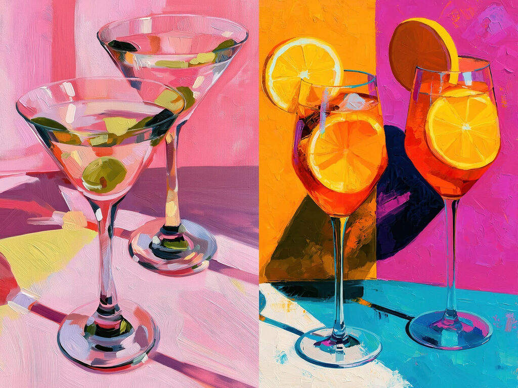 L’heure de l’apéritif — motif complet