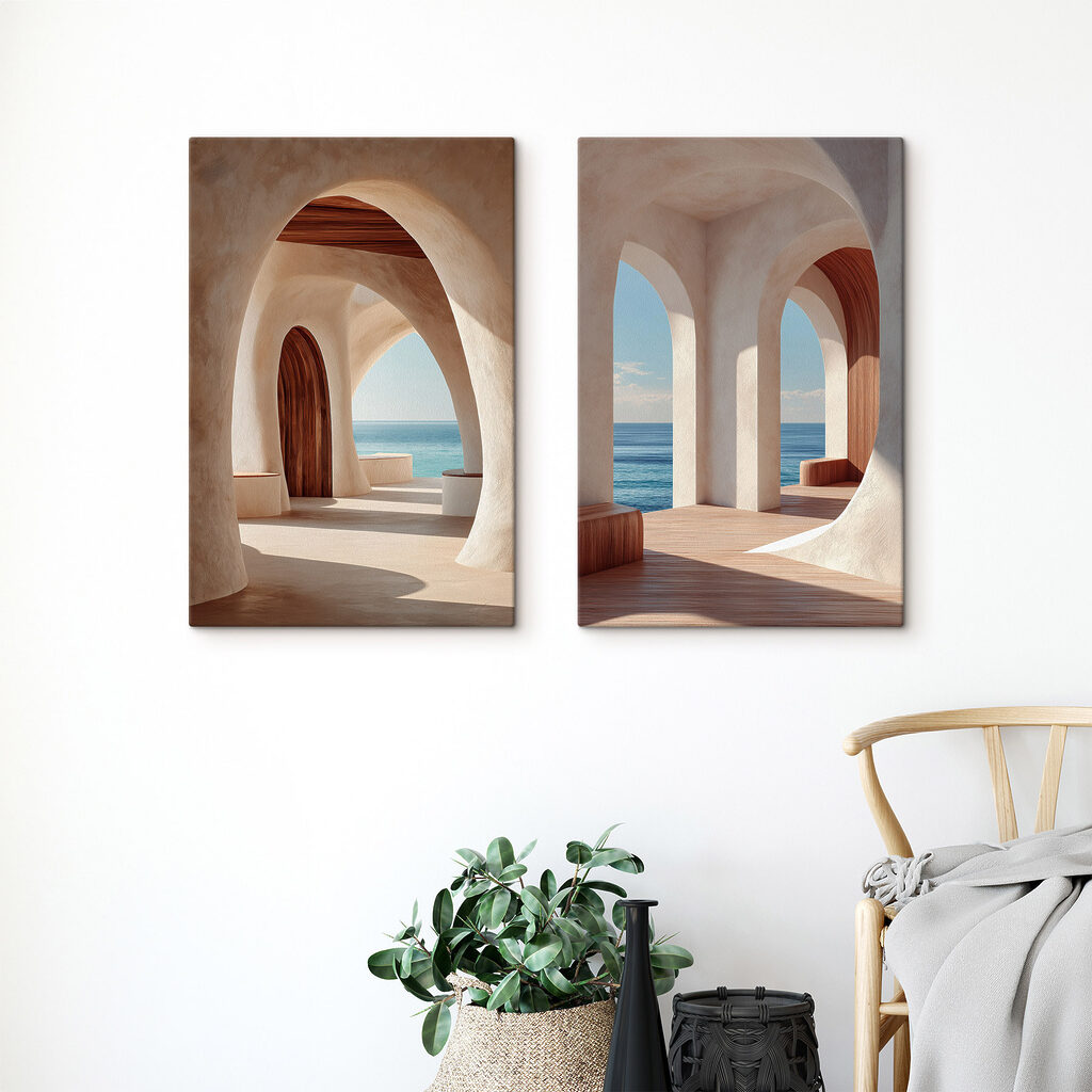 Arcades sur la mer — intérieur 2