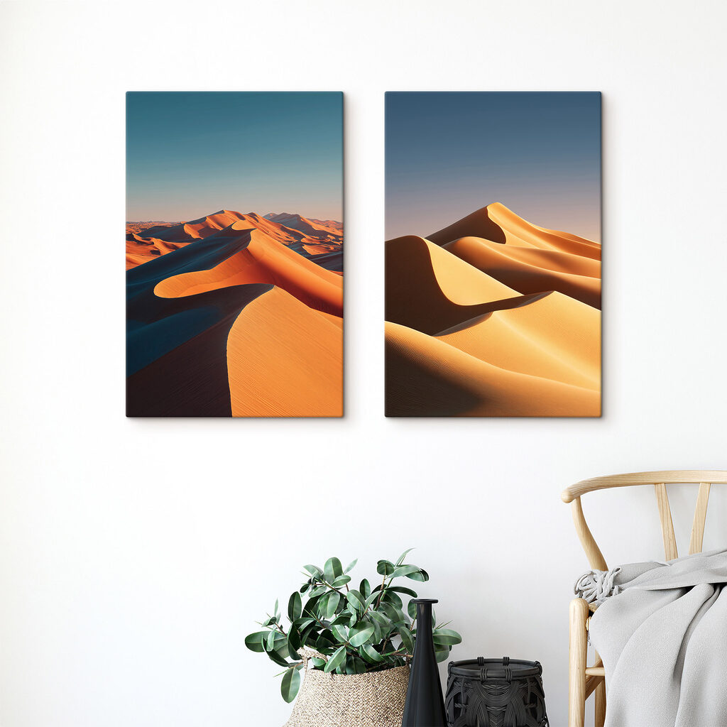 Dunes en lumière rasante — intérieur 1