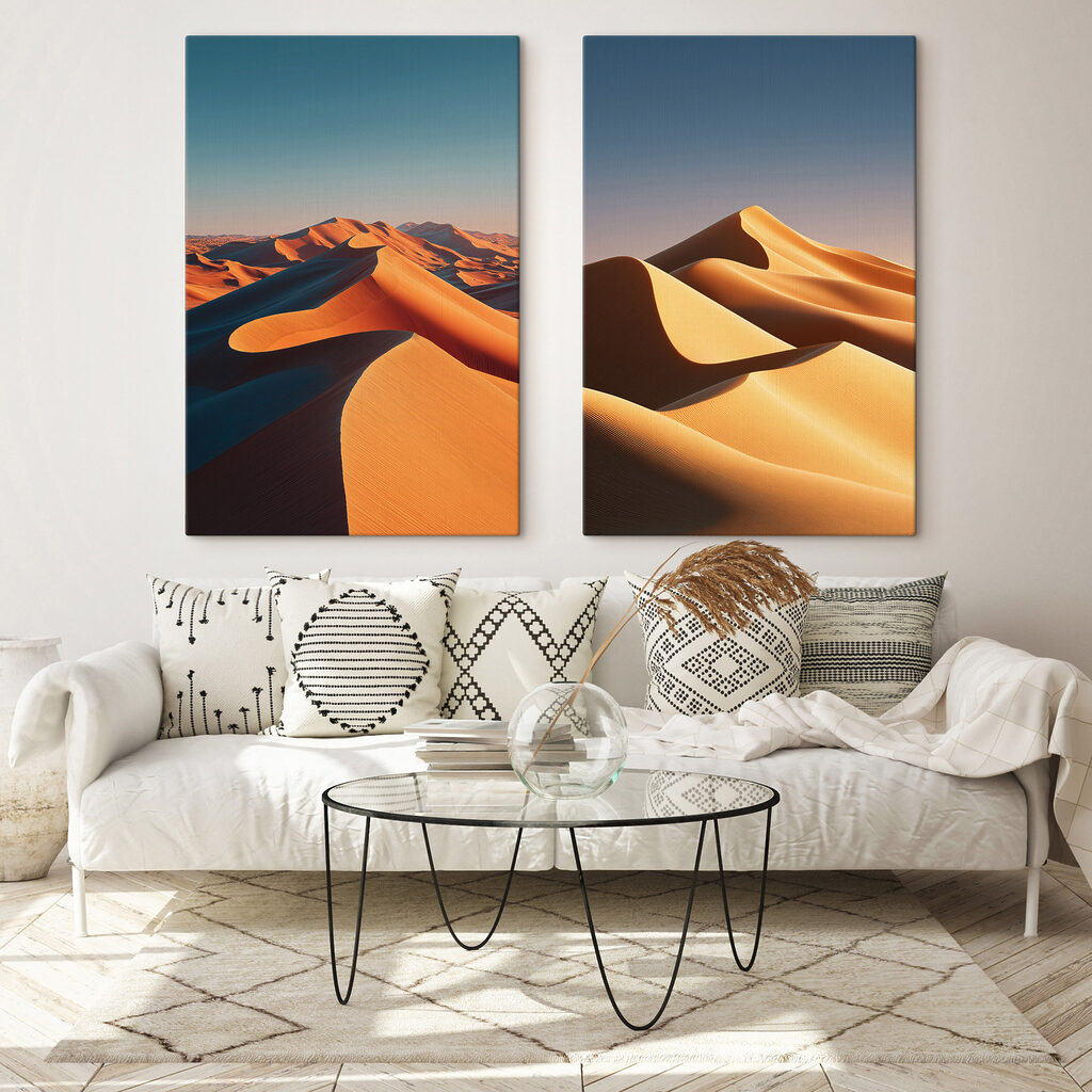 Dunes en lumière rasante — intérieur 2
