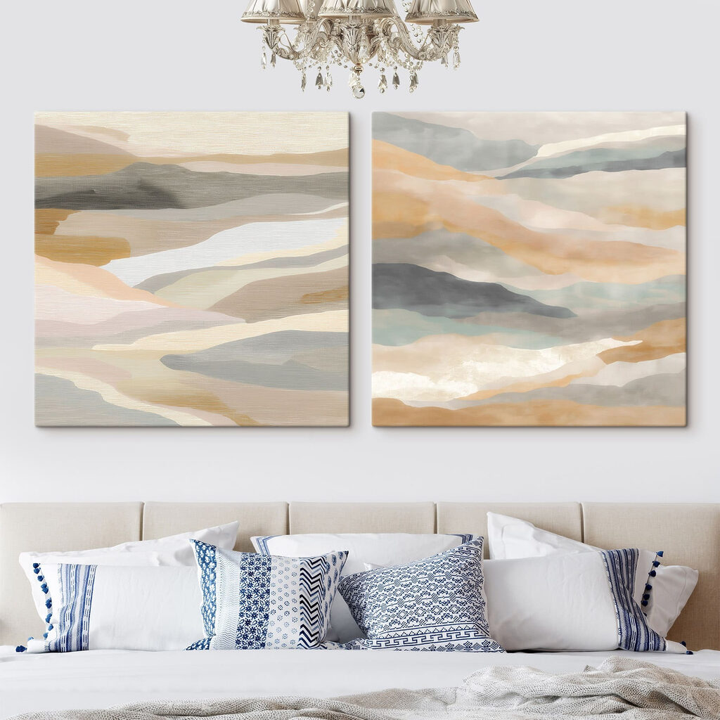 Horizon en bandes dans un intérieur