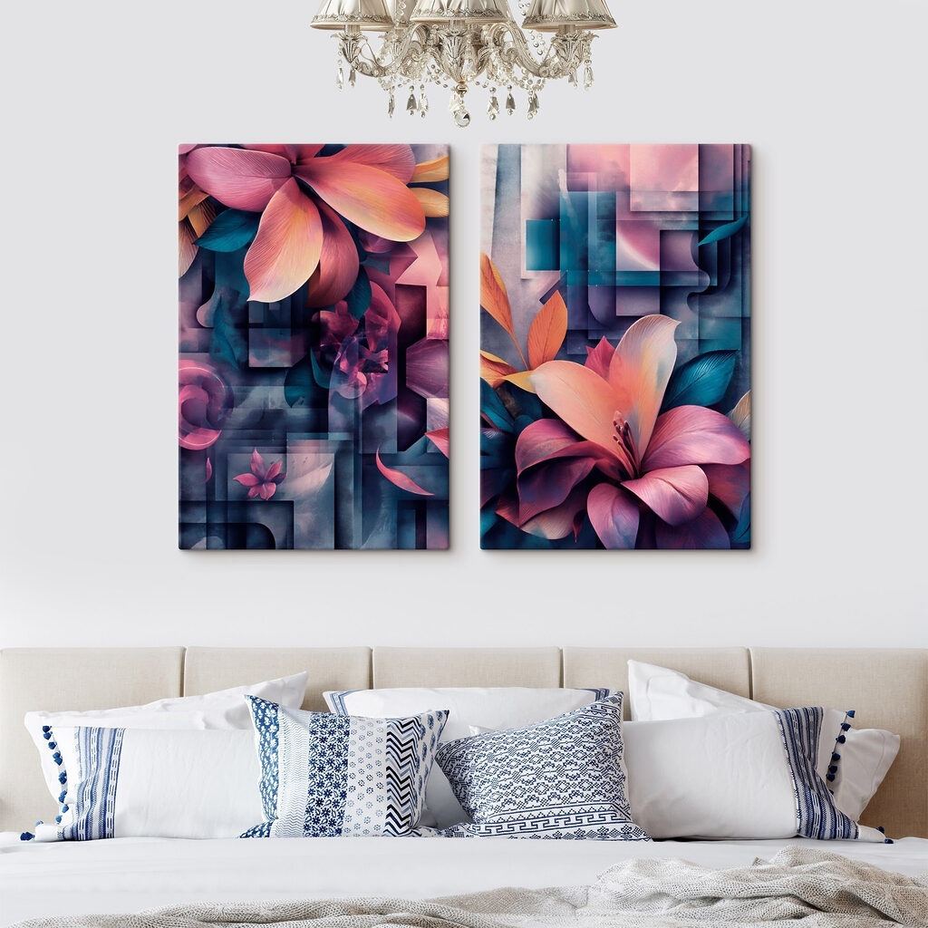 Fleurs parmi la mosaïque — intérieur 1