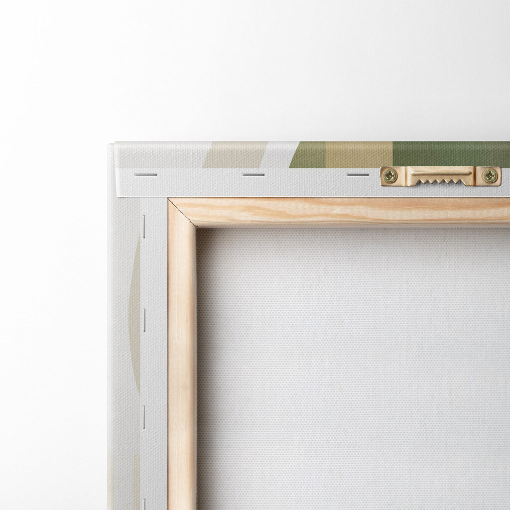 Cercles verts et lignes — dos