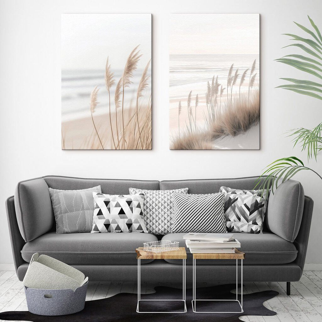 Plage aux tons pâles — intérieur 1