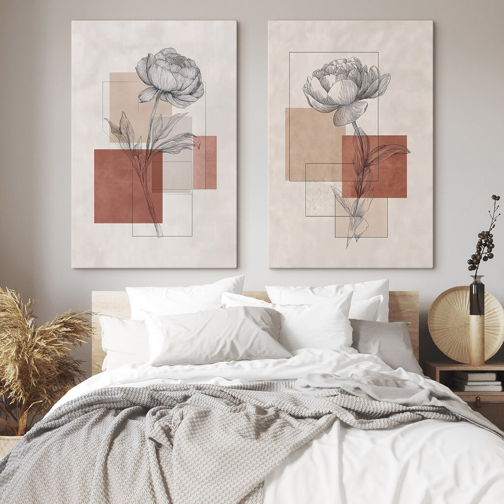 Fleurs dessinées sur aplats — intérieur 2