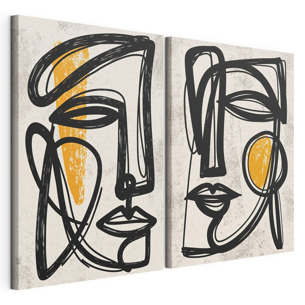 Visages aux joues ocre — vue du produit