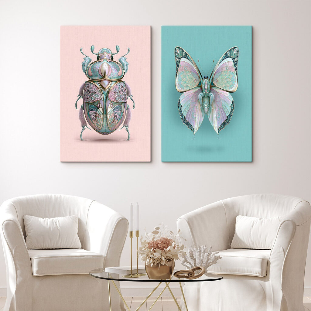 Scarabée et papillon — intérieur 2