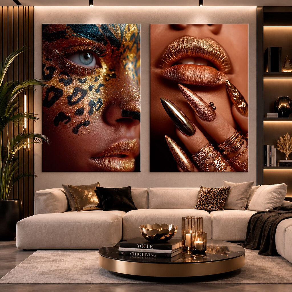 Glamour doré — intérieur 1
