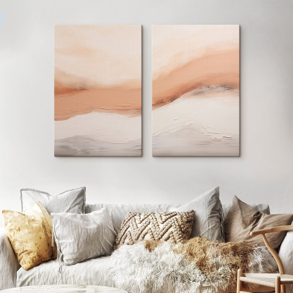 Lenteur couleur sable dans un intérieur