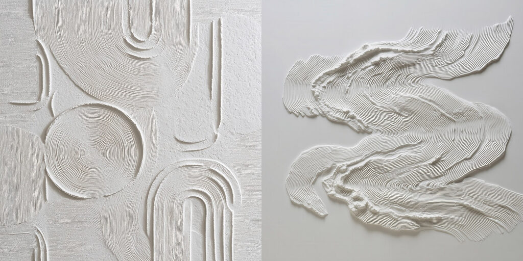 Sillons et traces blanches — motif complet