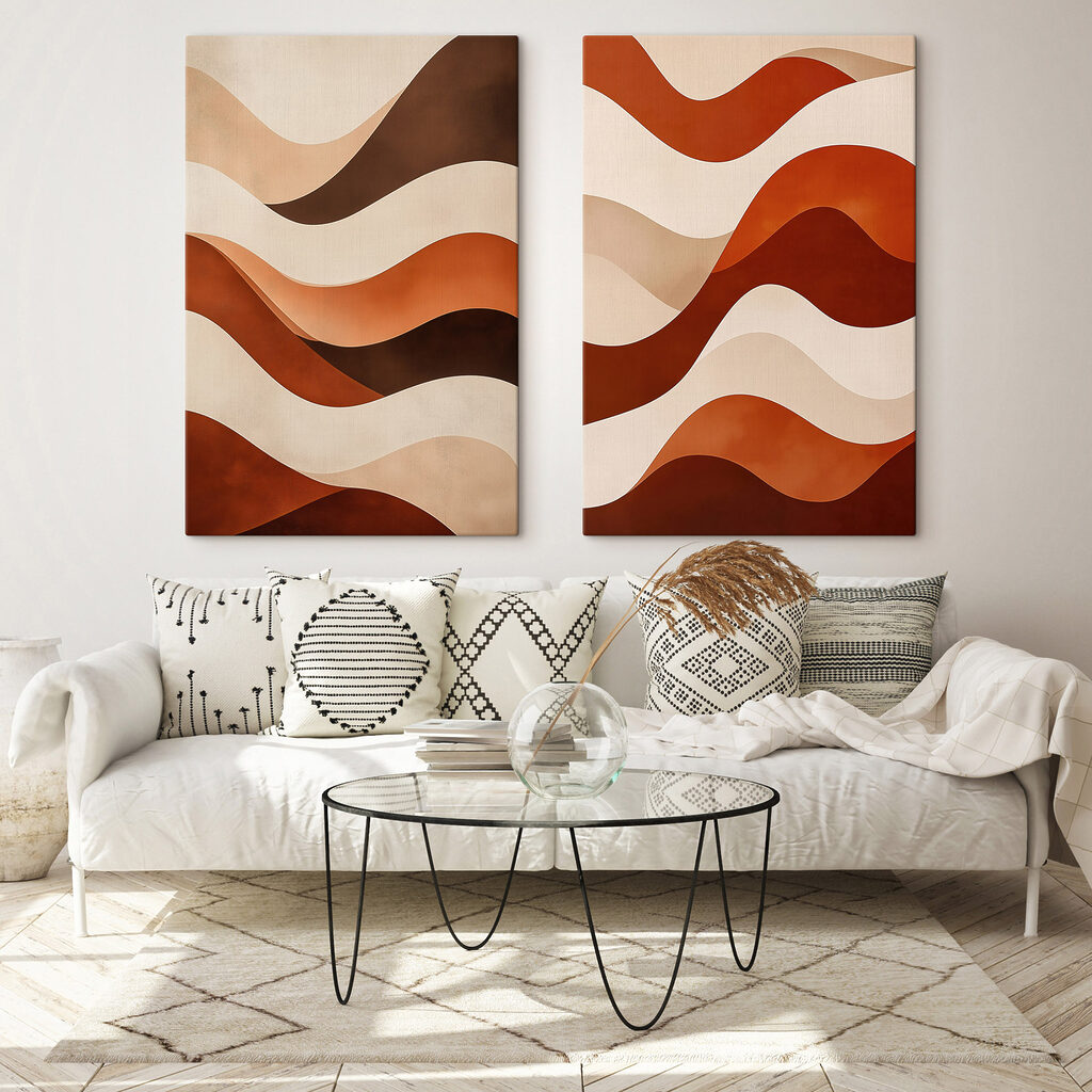 Vagues couleur rouille — intérieur 2