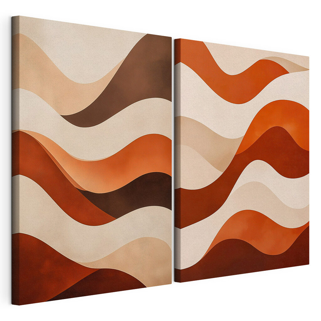 Vagues couleur rouille — vue du produit