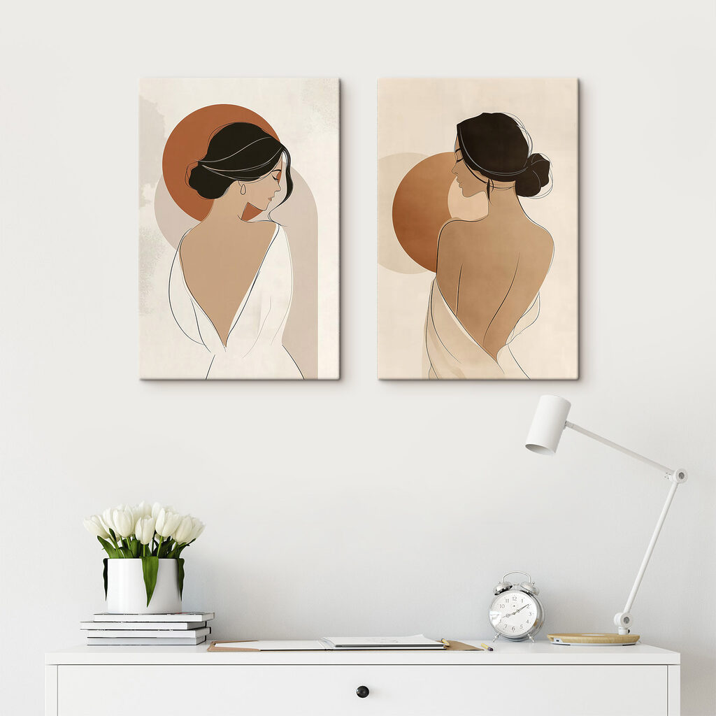 Son dos au soleil dans un intérieur