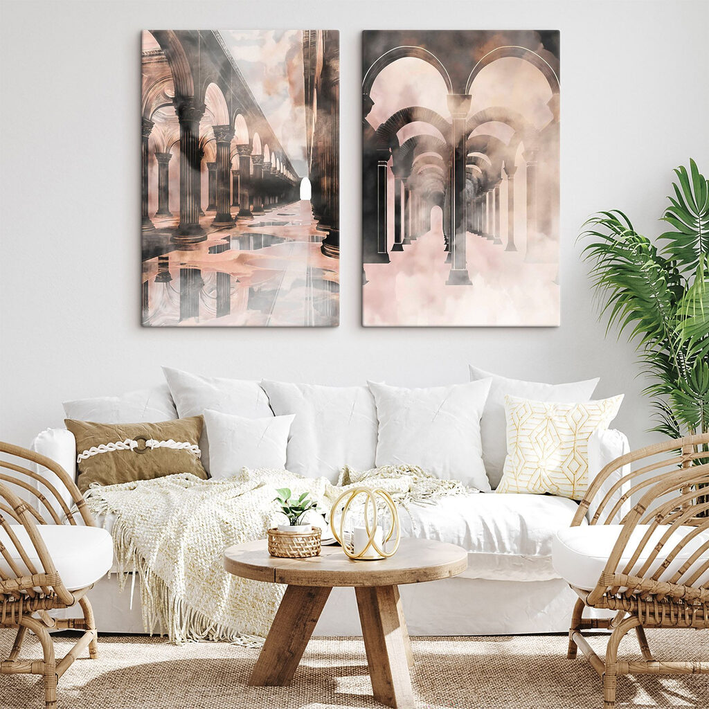 Colonnades dans la brume — intérieur 2