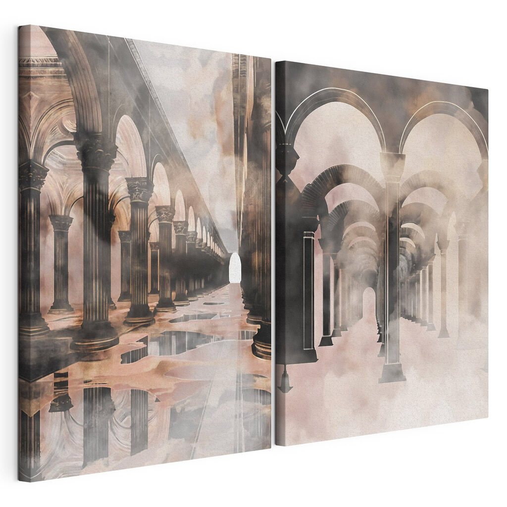 Colonnades dans la brume — vue du produit