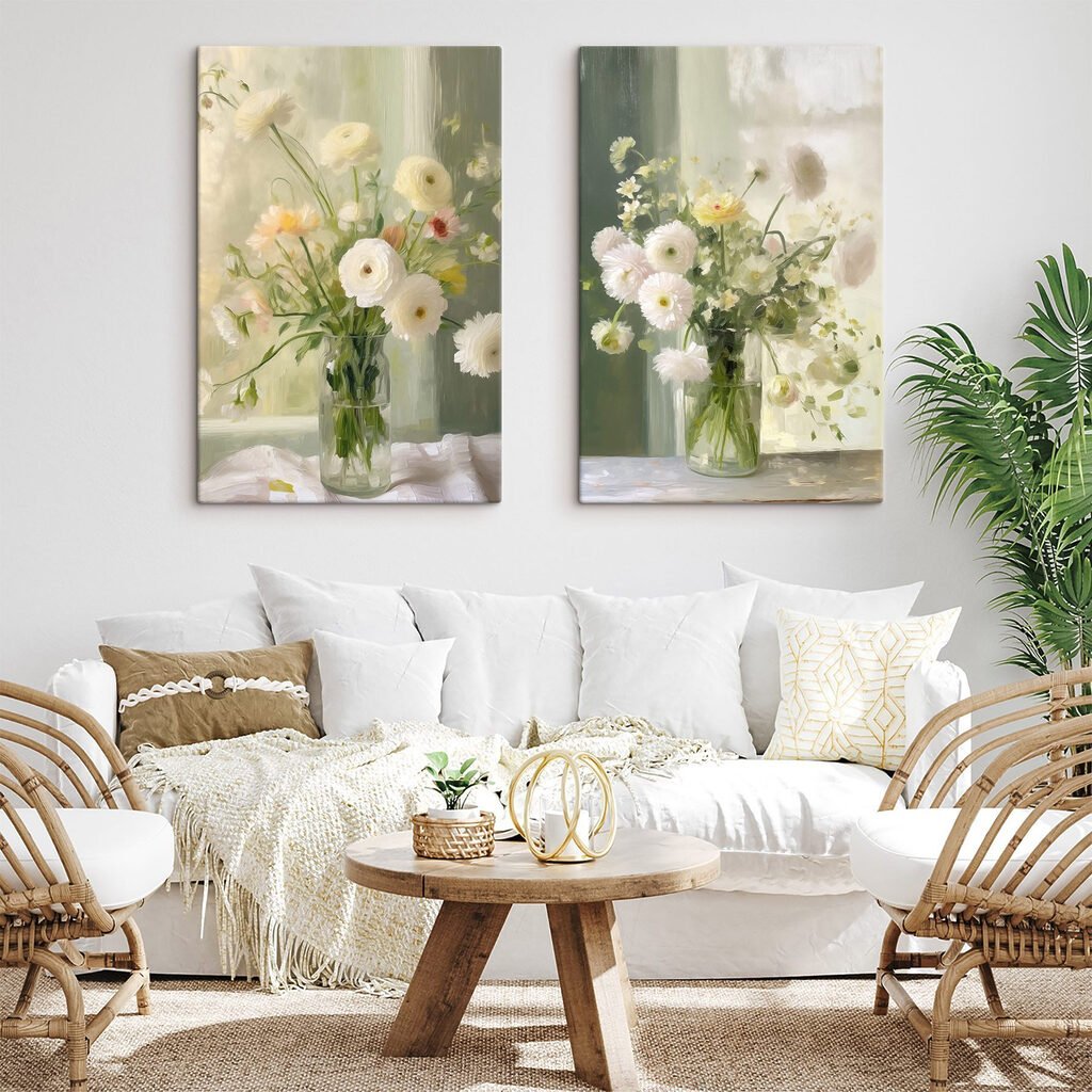Bouquets à la fenêtre — intérieur 2