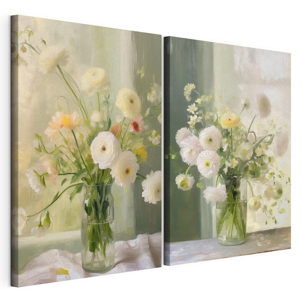 Bouquets à la fenêtre — vue du produit