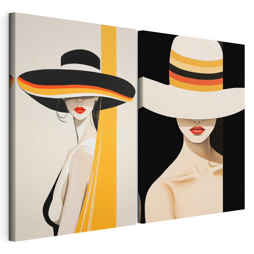 Chapeau et touche colorée — vue du produit