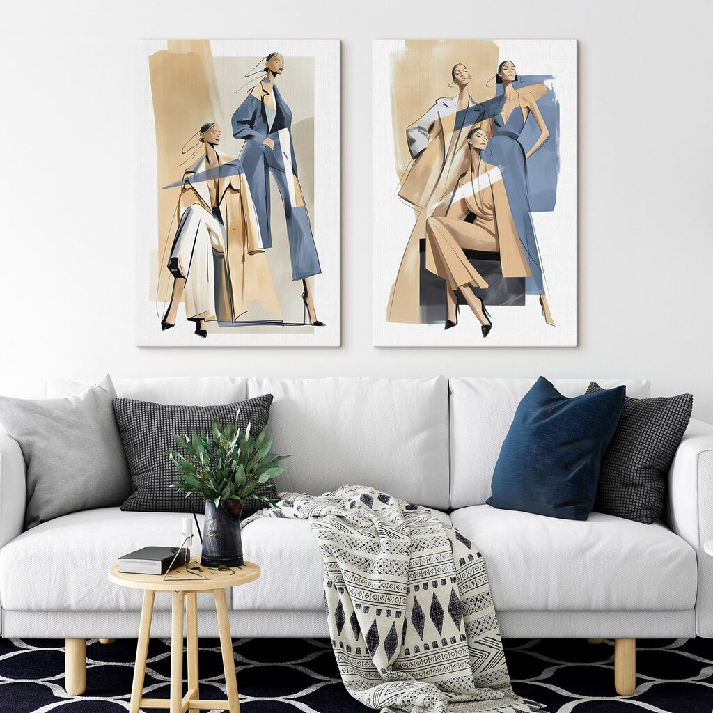 Croquis de mode — intérieur 2