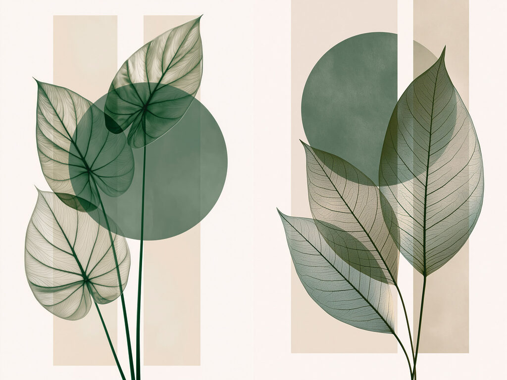 Nervures transparentes — motif complet