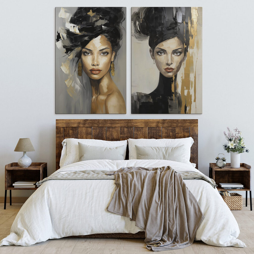 Portraits aux cheveux relevés — intérieur 2