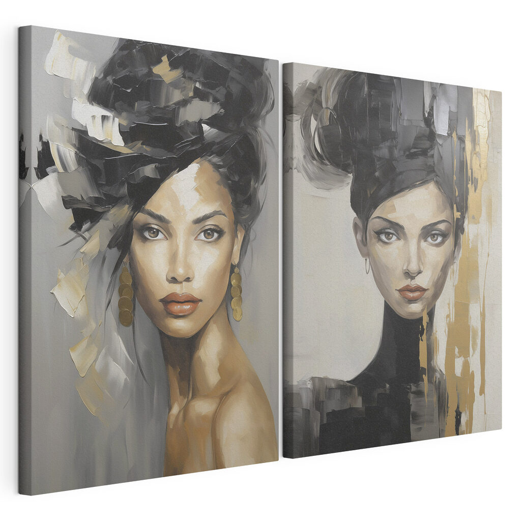 Portraits aux cheveux relevés — vue du produit