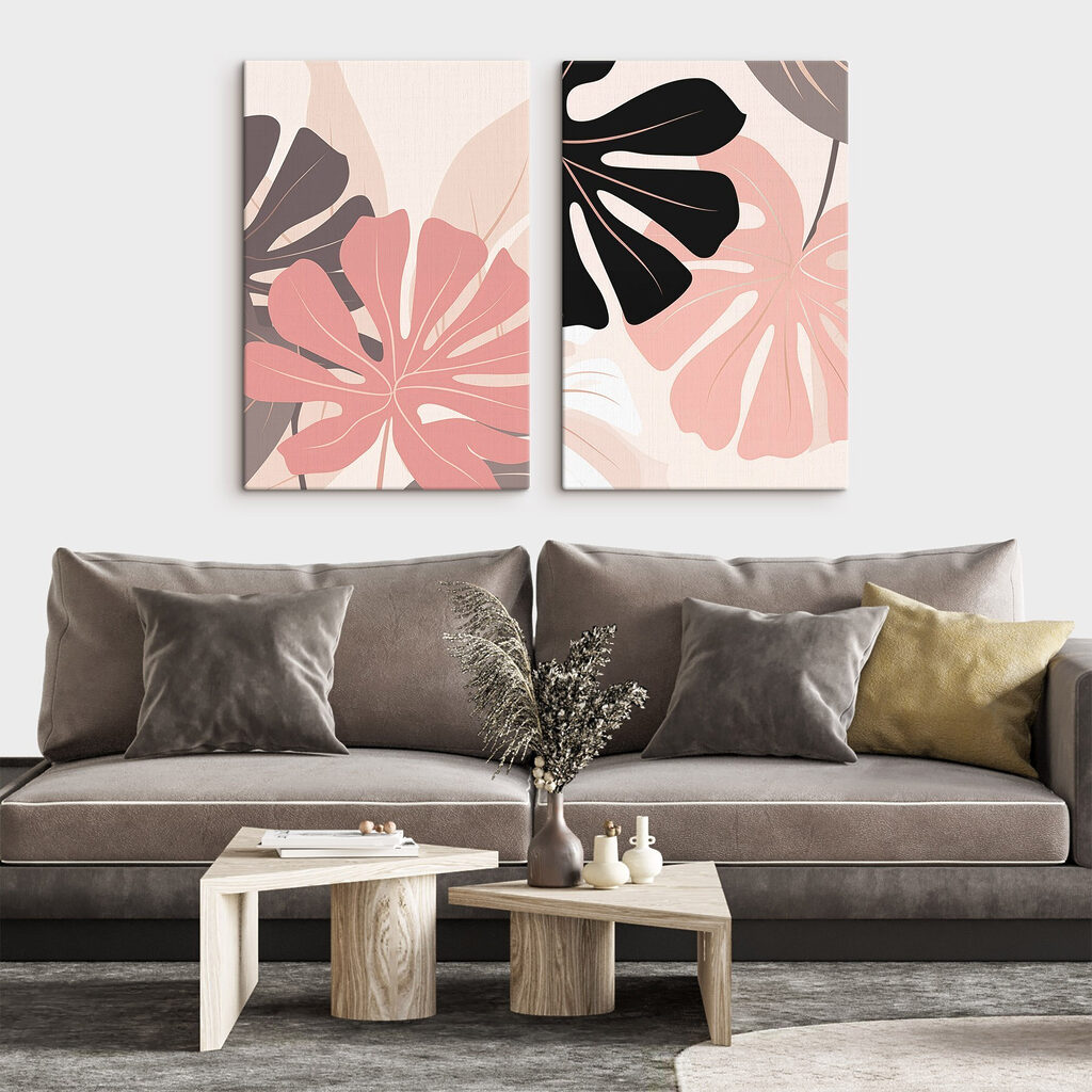 Grandes feuilles graphiques — intérieur 1