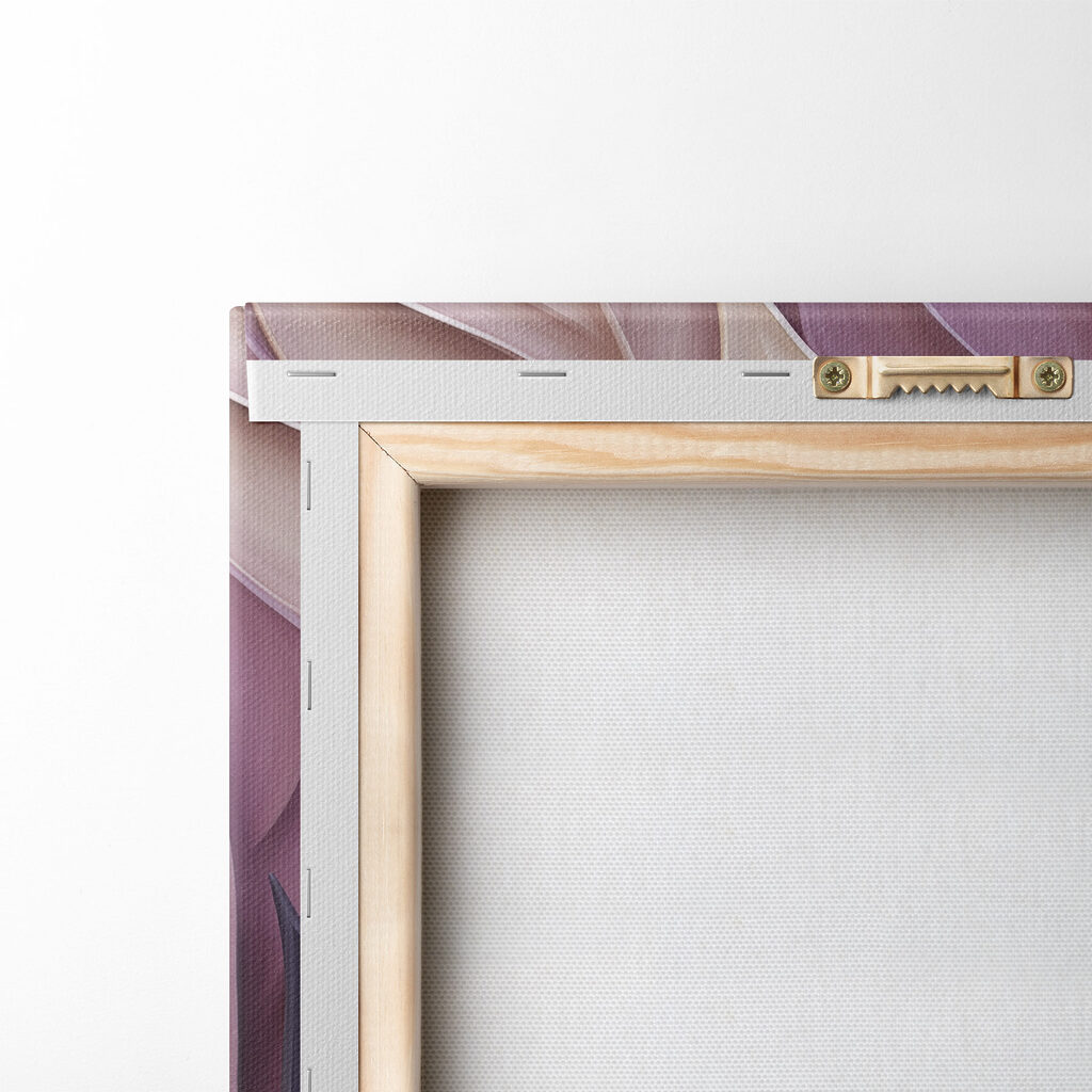 Feuilles aux plis lilas — dos