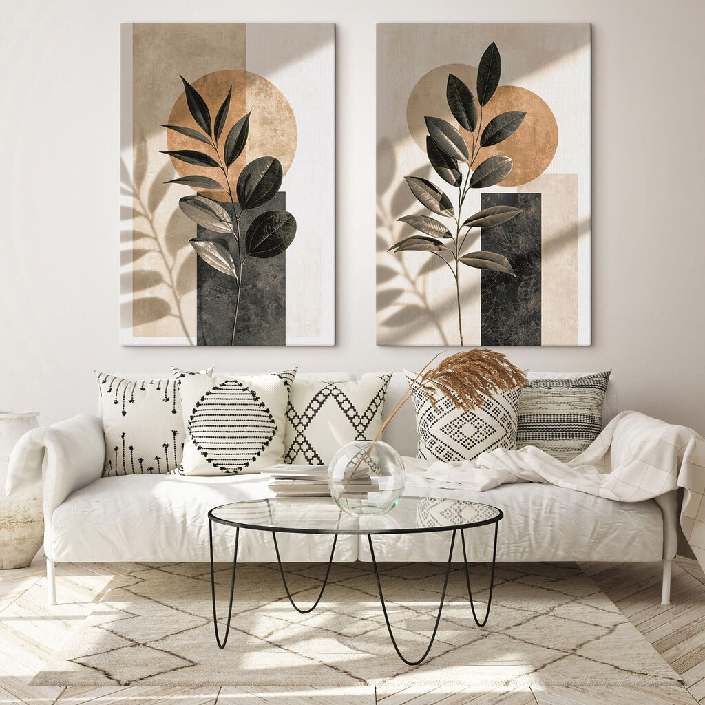 Feuillage et jeu d’ombres — intérieur 1