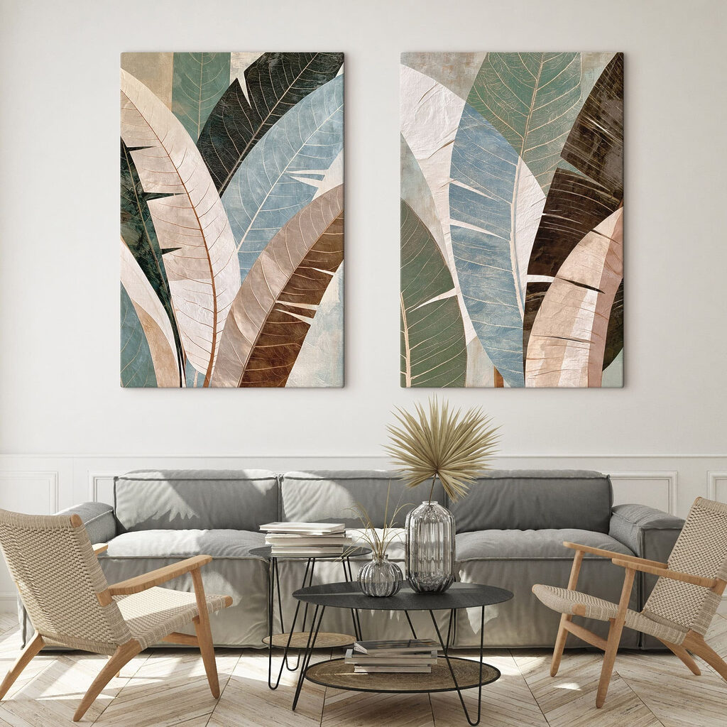 Feuilles aux tons sourds — intérieur 2