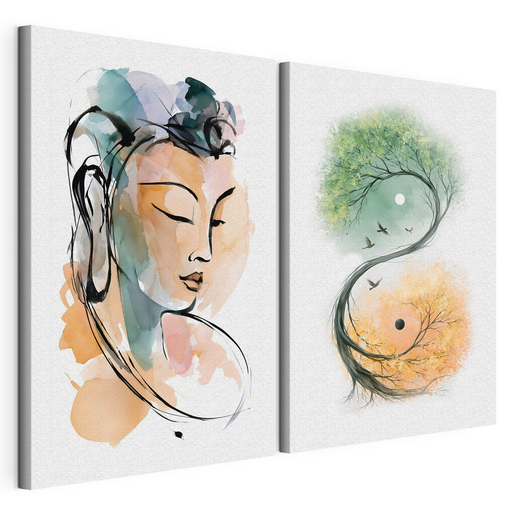 Sérénité à l’aquarelle — vue du produit