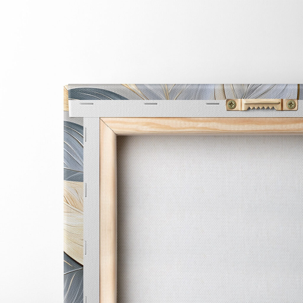Feuilles argent et or — dos