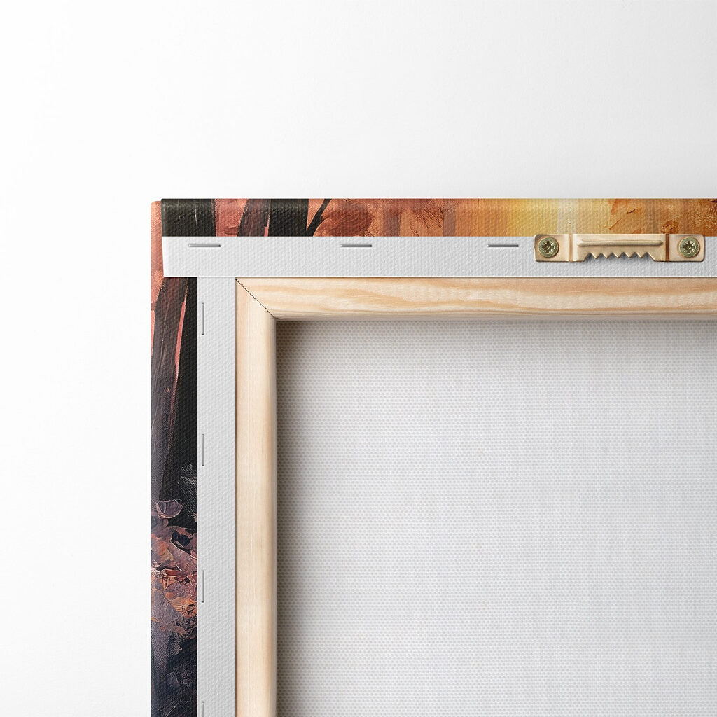Banc et feuille d’automne — dos