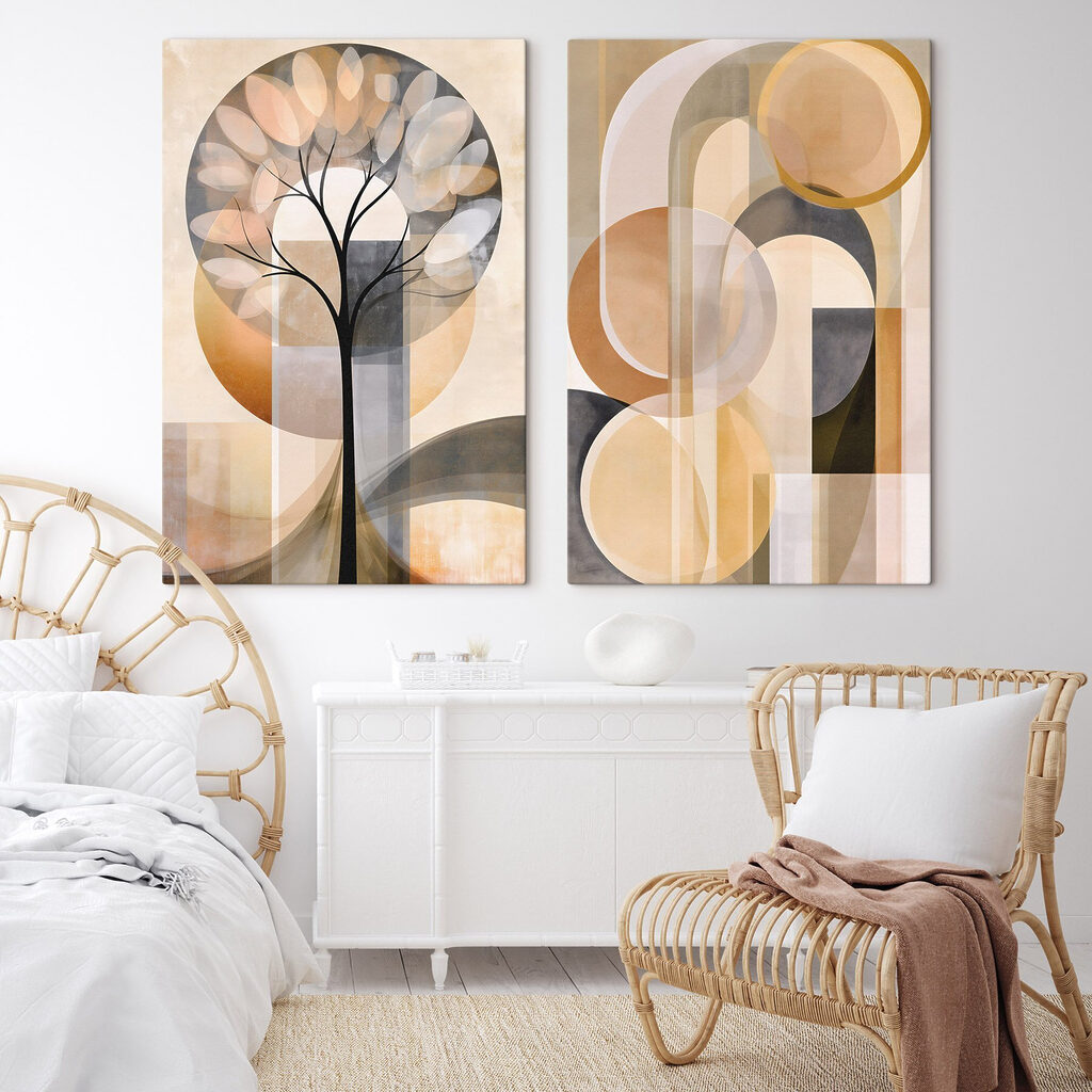 Arbre et cercles — intérieur 1