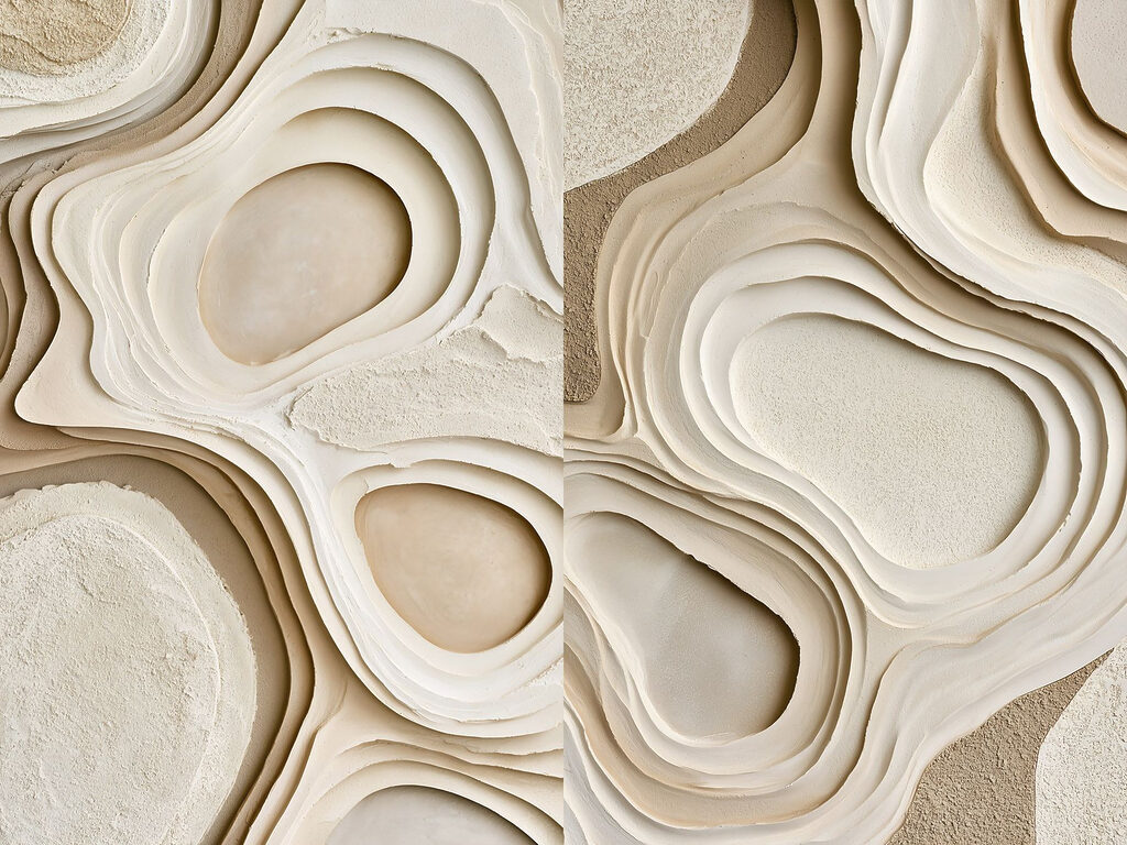 Formes organiques — motif complet