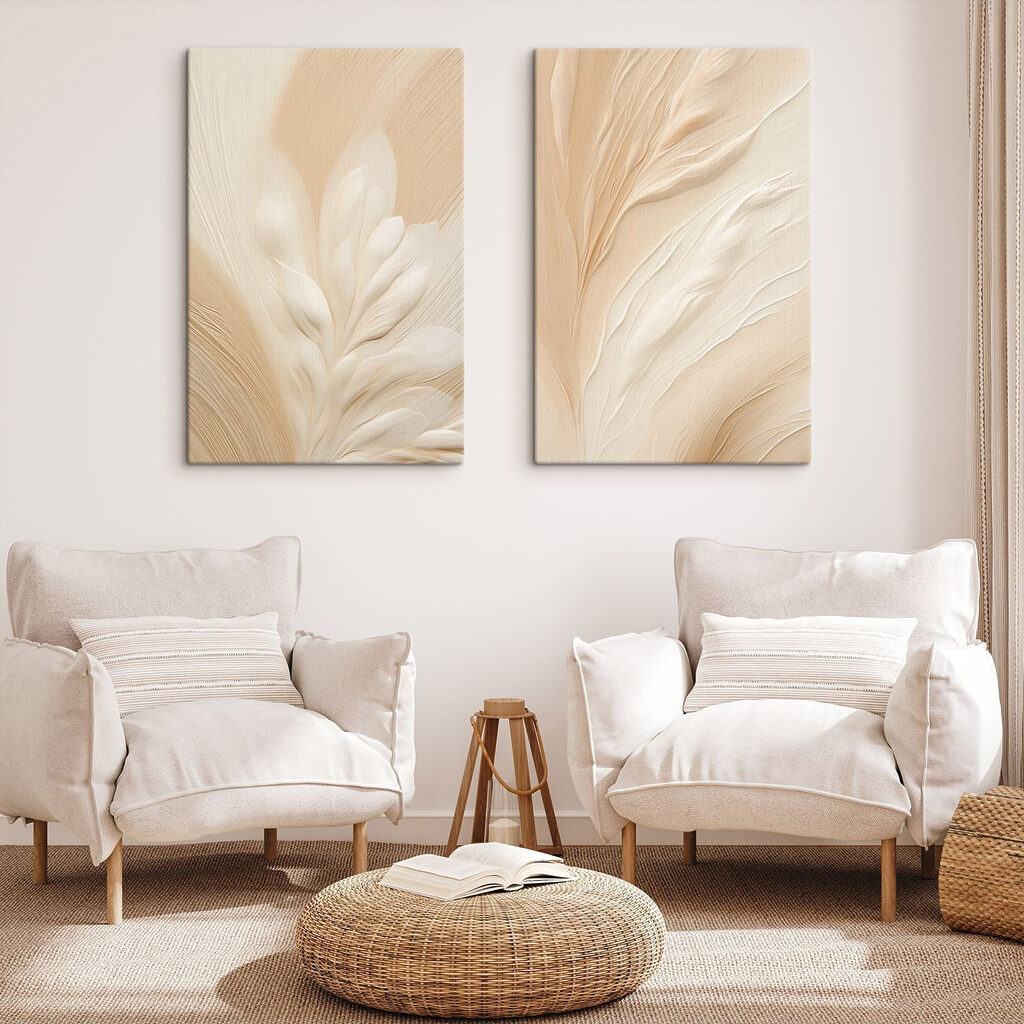 Feuilles et plumets — intérieur 2