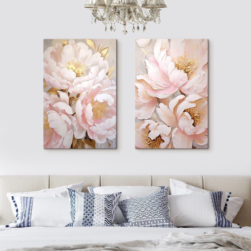 Fleurs en nuage rose — intérieur 2