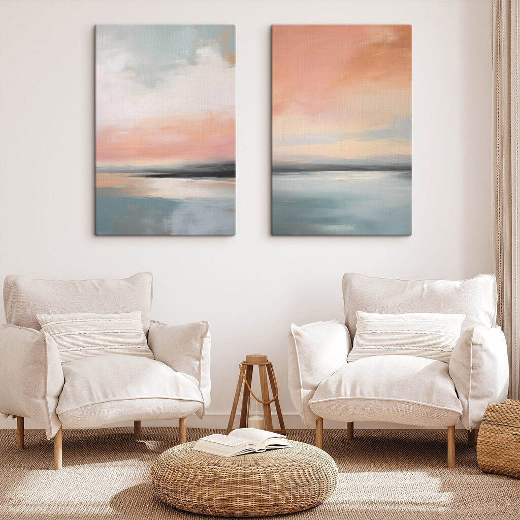 Ciel rose sur l’eau — intérieur 2