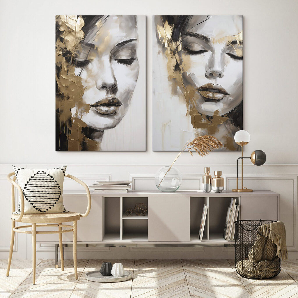 Yeux clos, éclat doré — intérieur 2
