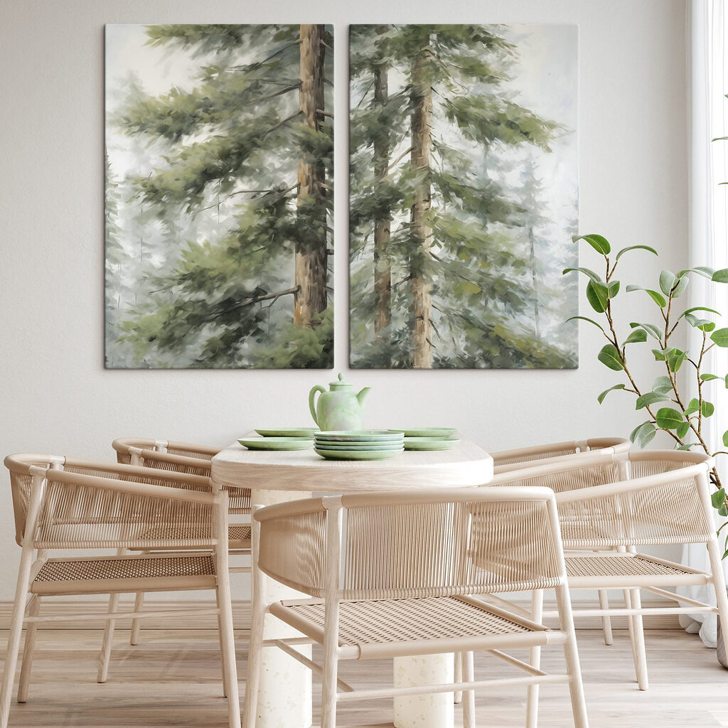 Parmi les conifères — intérieur 2